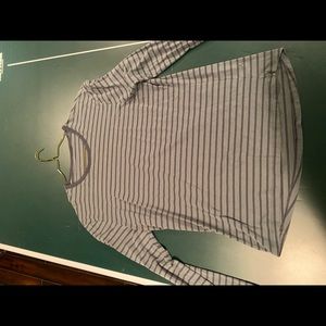Lululemon Green Stripped shirt